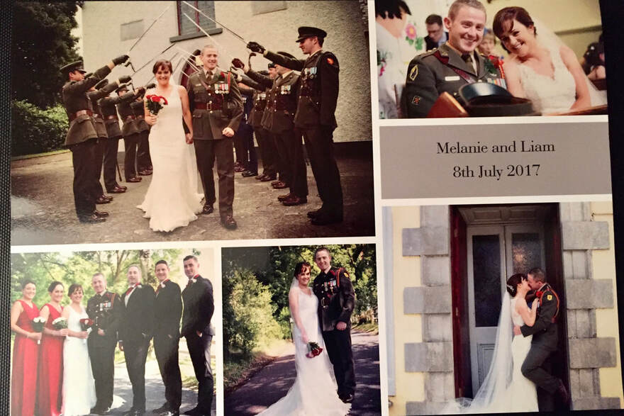Loughrea Cathedral, Wedding,  Guard Of Honour with swords arching the couples exit