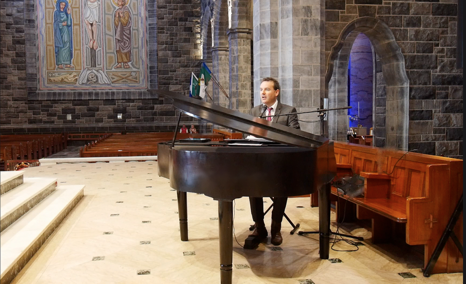 Galway cathedral Wedding , Piano singer , sean De Burca